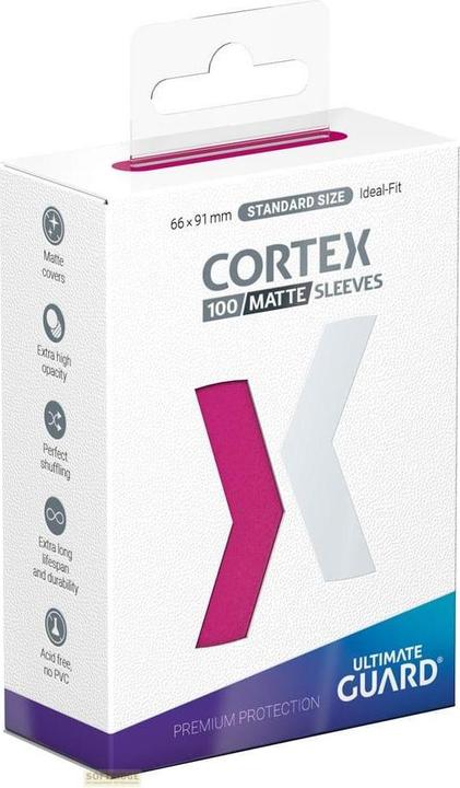Ultimate Guard 100 pochettes Cortex Sleeves taille standard Matte Pink