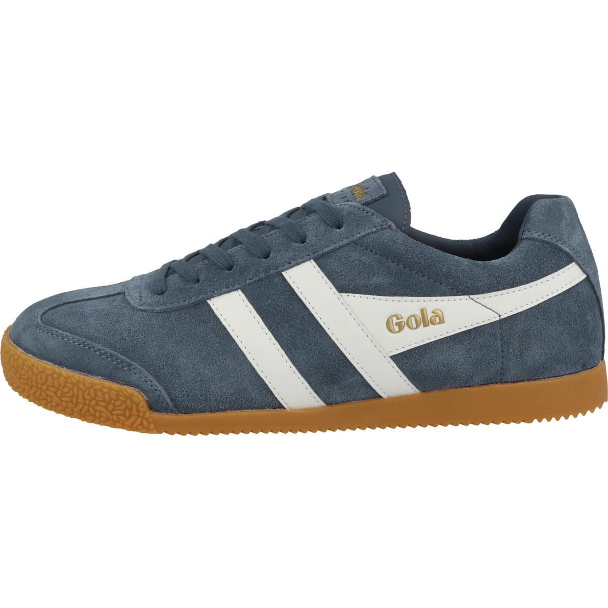 Gola, Herren, Sneaker, Harrier Suede - 62151, Blau, (42)