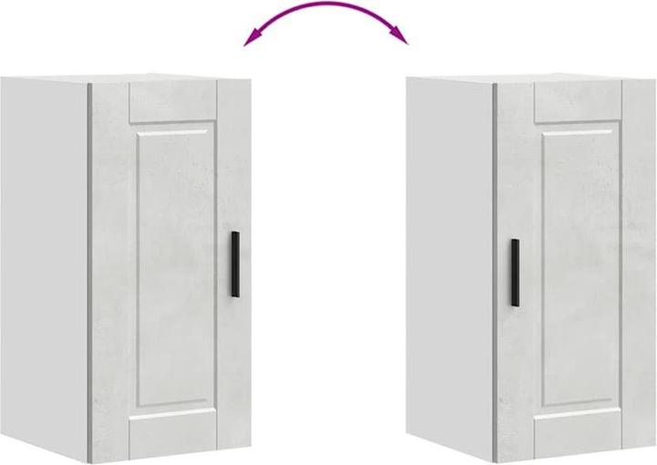 Immagine prodotto VidaXL Parete attrezzata per cucina Porto Concrete grigio Parete attrezzata in legno Cucina (30 x 31 x 60 cm)
