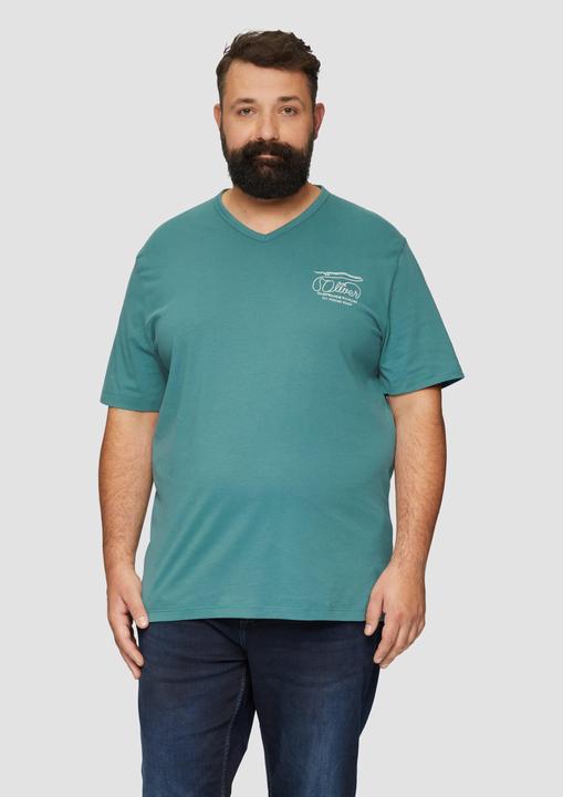 Actual product image S.Oliver T-Shirt T-Shirt mit Logo-Stickerei (XXL)