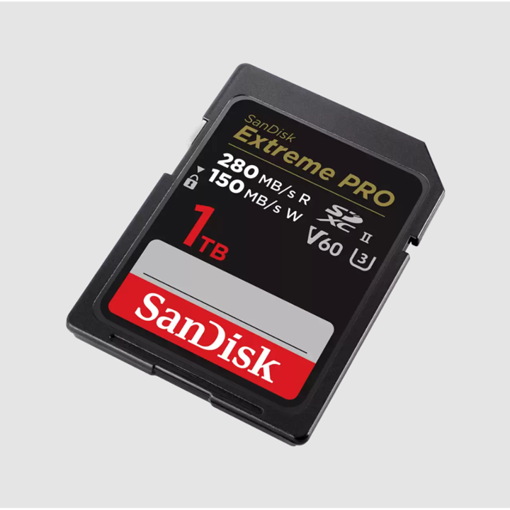 Productafbeelding SanDisk Extreme PRO UHS-II V60 (1000 GB, SDXC, U3, UHS-II)