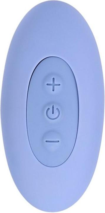 Actual product image Tryst Duet - Double Ended Vibrator with Wireless Remote - Periwinkle