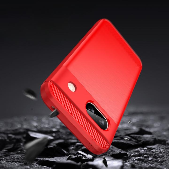 Produktbild Cover-Discount Google Pixel 8a - Metall Carbon Look Hülle (Google Pixel 8a)