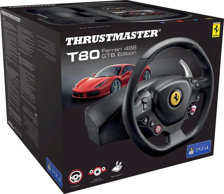 Actual product image Thrustmaster T80 Ferrari 488 GTB (PC, PS4, PS5)