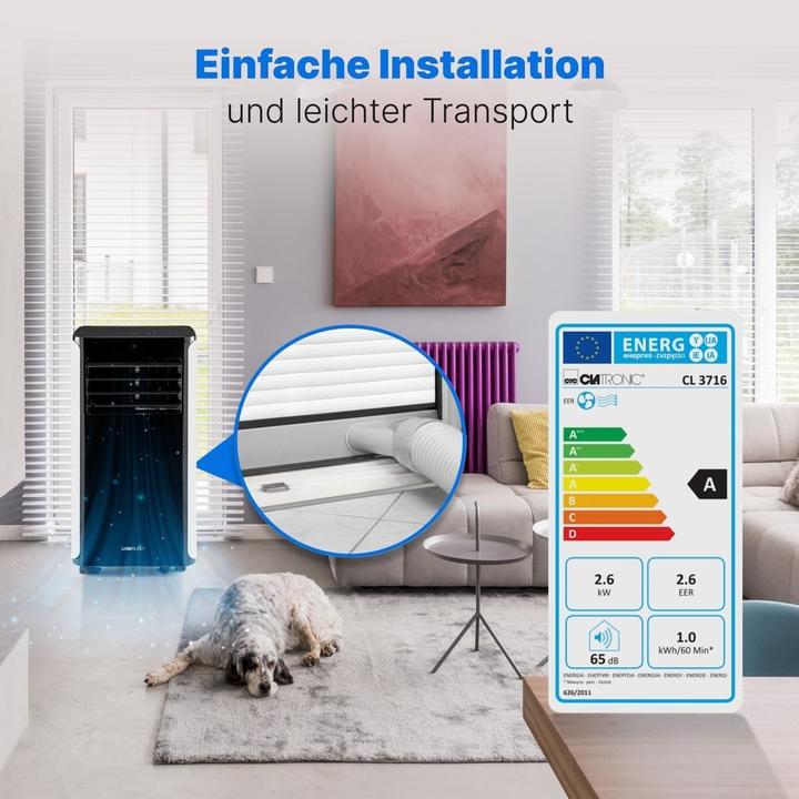 Image du produit Clatronic Climatiseur CL (23 m², 9000 BTU/h)