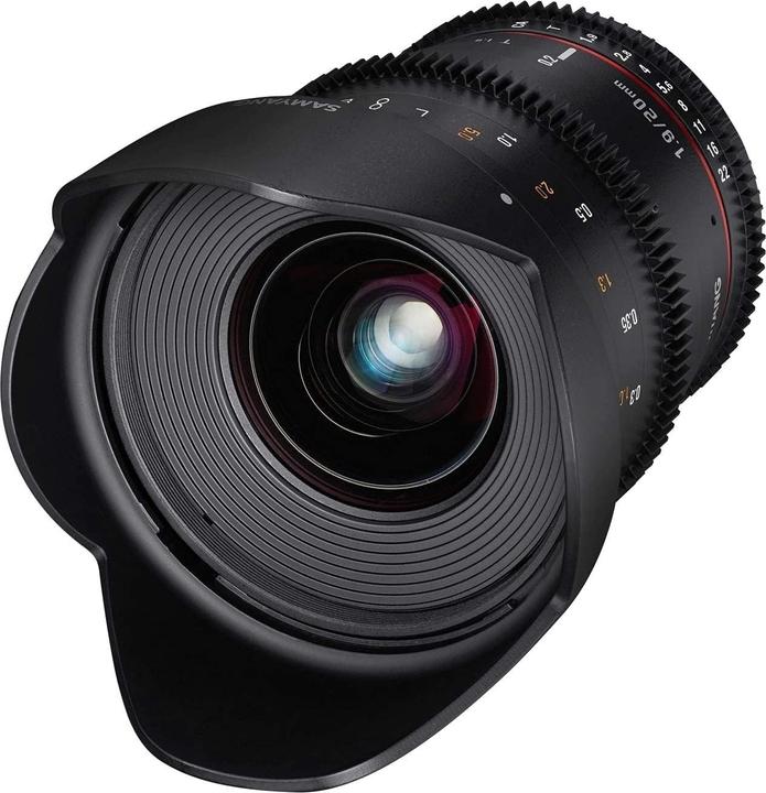 Image du produit Samyang 20mm T1.9 VDSLR Canon EF (Canon EF, Plein format)