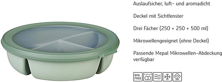 Actual product image Mepal Bento Bowl Multibowl Cirqula
