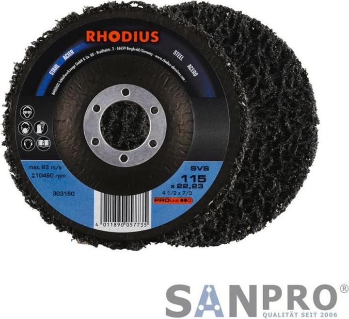 Actual product image Rhodius 303150 Abrasive fleece disc SV