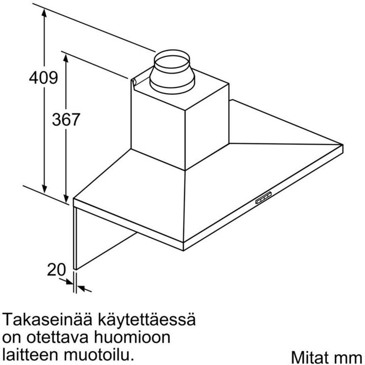 Produktbild Bosch Hausgeräte DWQ66DM50 (Wandhaube)