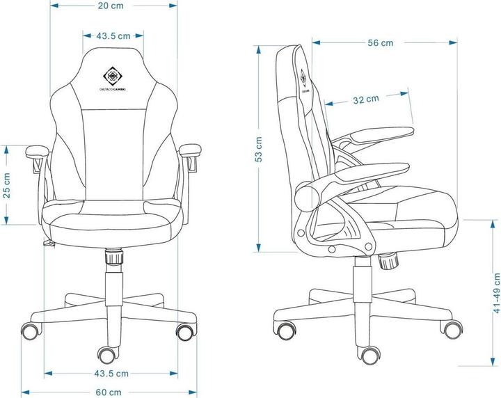 Produktbild Deltaco Gaming DC120 Junior
