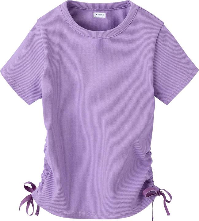 Immagine prodotto Jonen 2er-Pack Mädchen T-Shirts mit Tunnelzug an der Seite (134)