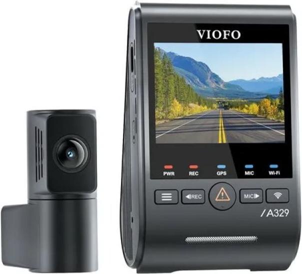 Viofo A329S 2CH (Bluetooth, Écran intégré, Récepteur GPS, WiFi, 4K)