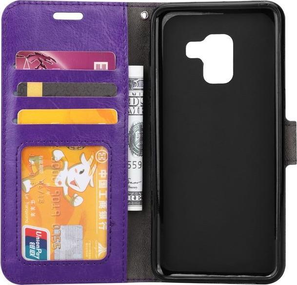 Immagine prodotto MU Classic Copertina Copertina per libri in pelle di cavallo pazzo (Samsung Galaxy A8 (2018))