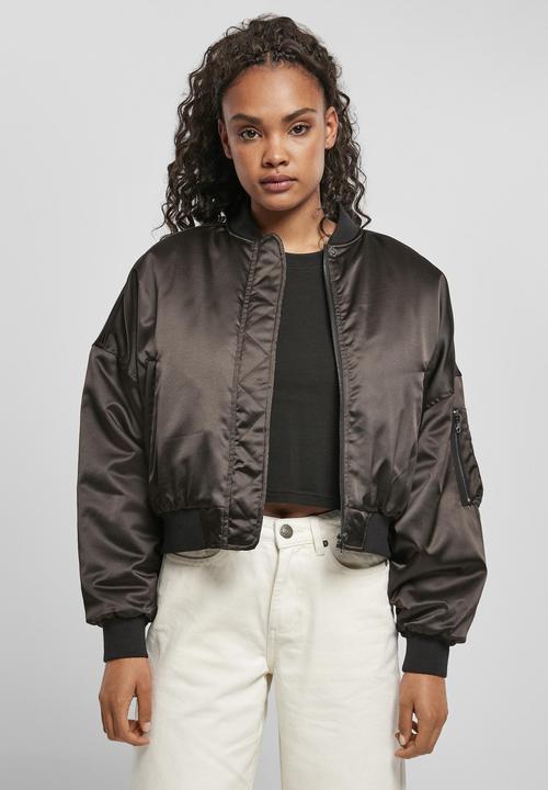 Produktbild Urban Classics Ladies Short Oversized Satin Bomber Jacket (3XL)