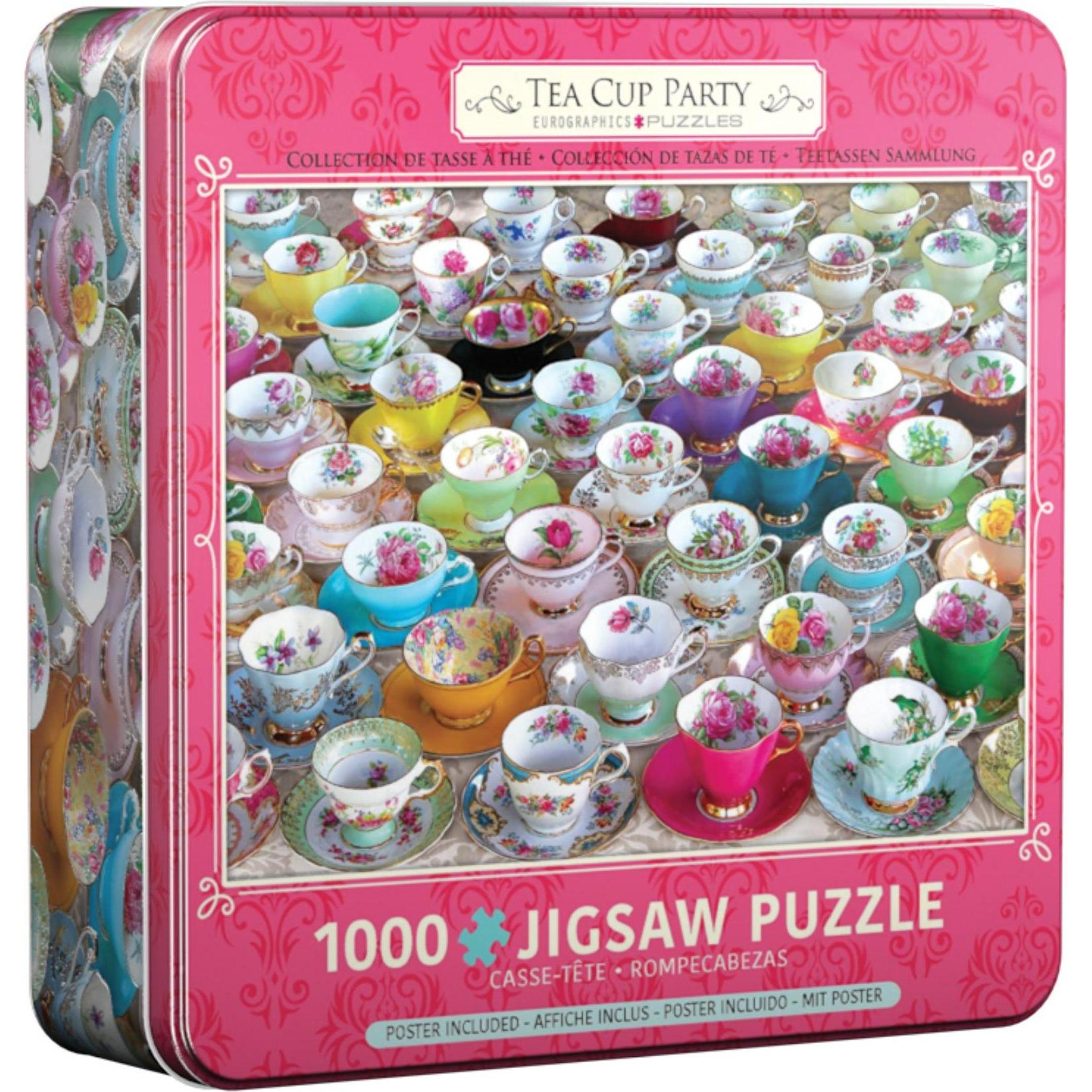 Eurographics Teetassen Party - Puzzledose (1000 Teile)
