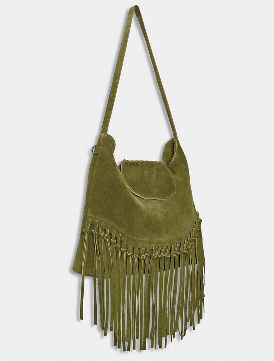 Actual product image Joe Browns Boho Tassel Suede Bag