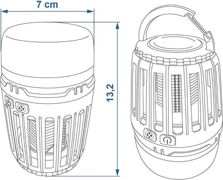 Productafbeelding ProPlus Camping & Insectenlamp oplaadbaar
