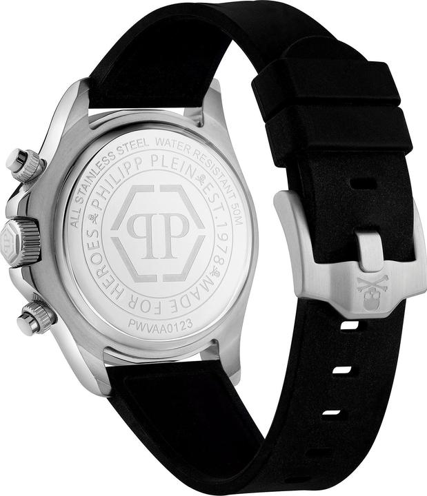 Produktbild Philipp Plein PWVAA0123 Street Couture Chronograph Herrenuhr 43mm 5ATM (Chronograph, 43 mm)