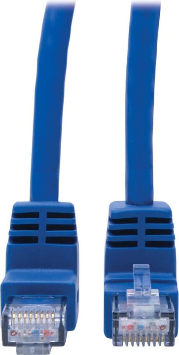 Immagine prodotto Eaton Cavo Ethernet UTP modellato Cat6 Gigabit con angolazione su/giù da RJ45 Up-Angle M a RJ45 Down-An (U/UTP, CAT6, 0.91 m)