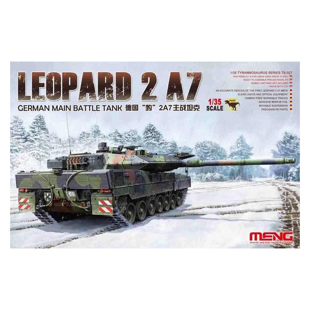 Meng-Model Duitse Hoofdgevechtstank Leopard 2 A7