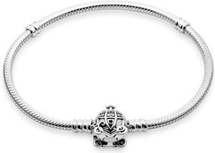 Pandora Bracciale Disney Cinderella Pumpkin Coach (17 cm, Argento 925)