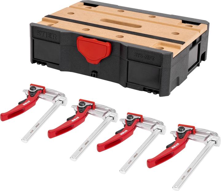 Produktbild Stier Systainer- Set MFT T-Loc + Hebelzwingen 5-teilig (5 Teile)