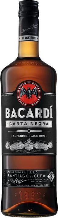 Actual product image Bacardi Rum Black Carta Negra 300 cl (1 x 300 cl)