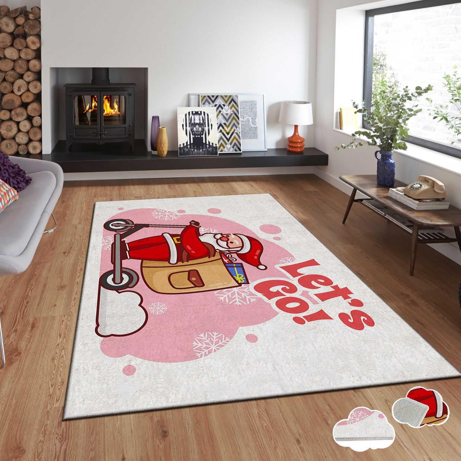 Thumbnail - Hanah Home Christmas, Teppich, Holiday (100 x 140 cm)