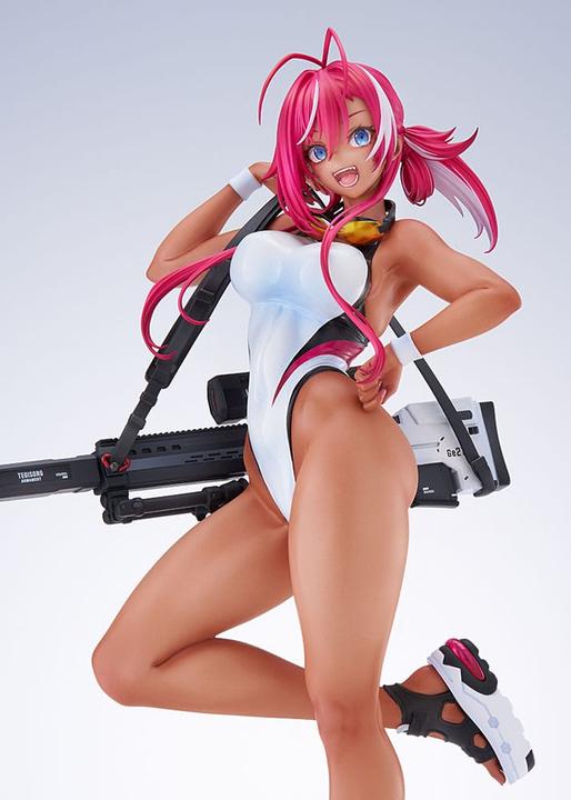Actual product image Amakuni Arms Note PVC Statue 1/7 Anego-chan of the Swimming Team 26 cm