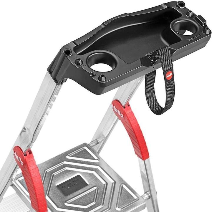 Produktbild Hailo L80 ComfortLine, Alu-Sicherheits-Stehleiter, 5 Stufen (Stehleiter, 150 cm)