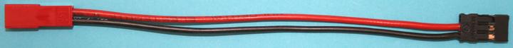 Actual product image Muldental BEC connector to JR servo connector 10cm