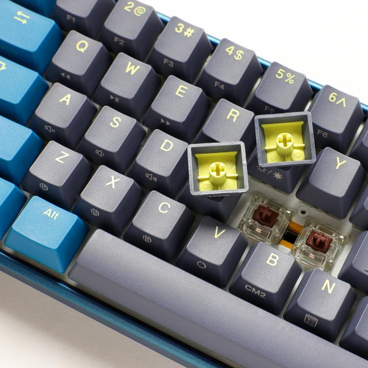 Actual product image Ducky One 3 Daybreak SF Gaming Keyboard with RGB LED - MX Speed Silver (US) (US, Cable)