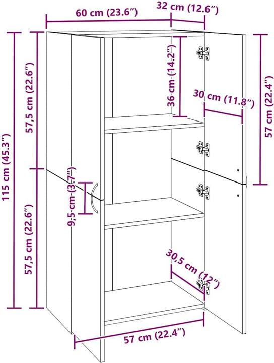 Image du produit VidaXL Armoire de bureau