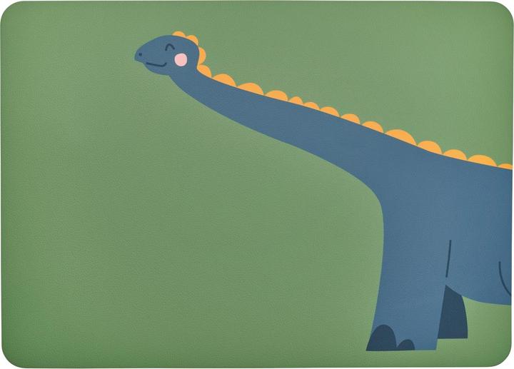 ASA Selection Kids Set de table, Brontosaurus Brutus, 46x33 cm, aspect cuir (1 pcs, 46 x 33 cm)