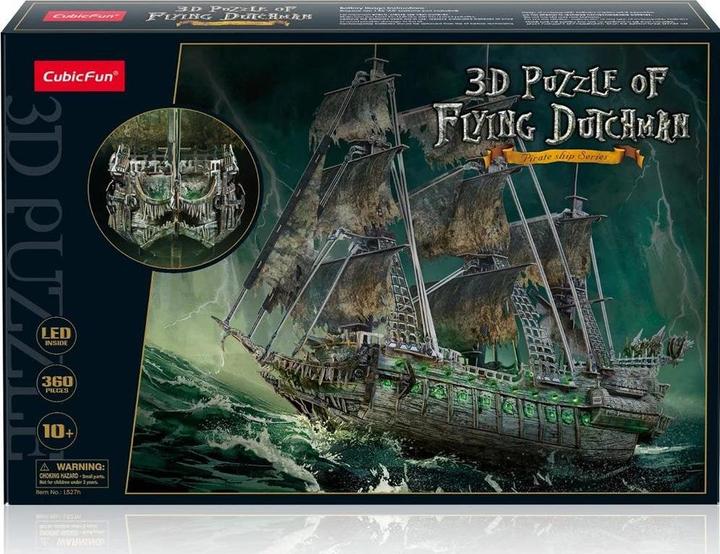 Actual product image Cubicfun 3D Puzzle Flying Dutchman LED 360 Teile (360 pieces)