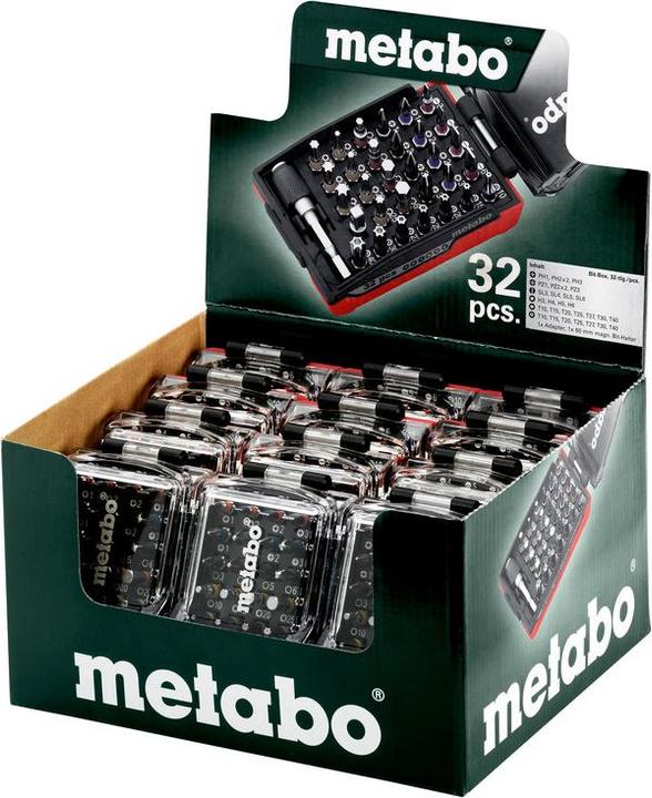 Produktbild Metabo Bit Box (Kreuz Pozidriv PZ, Kreuz Phillips PH)
