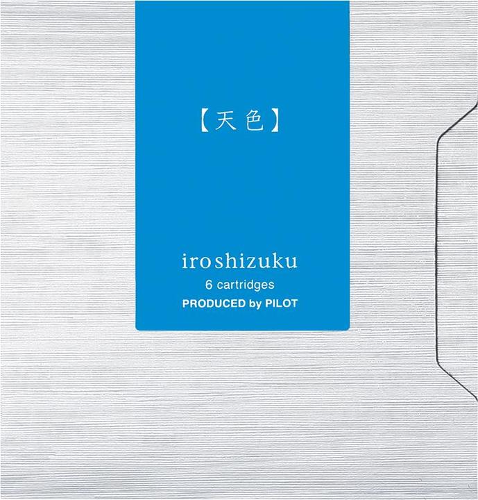 Image du produit Pilot Iroshizuku cartouches d'encre  6 Stk.- AMA-IRO (6 pièce(s), Bleu)