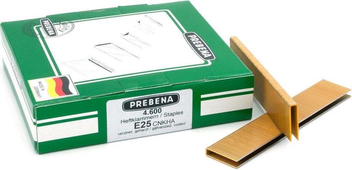 Actual product image Prebena Staples Type E25CNKHA 4600 pcs.