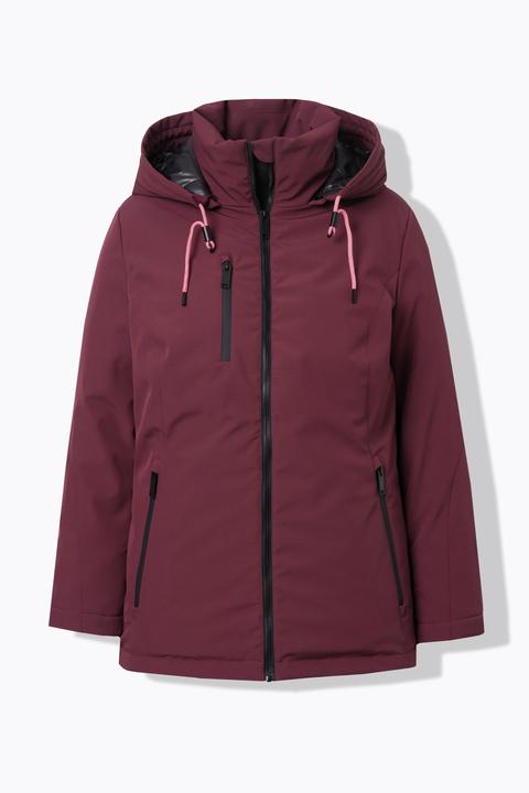 Ulla Popken HYPRAR Funktionsjacke, wasserabweisend, Kapuze