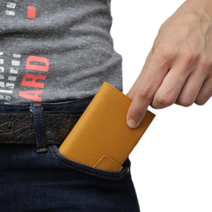 Immagine prodotto SecWal 2 Kartenetui mit Münzfach, gelb, 10 Karten, RFID