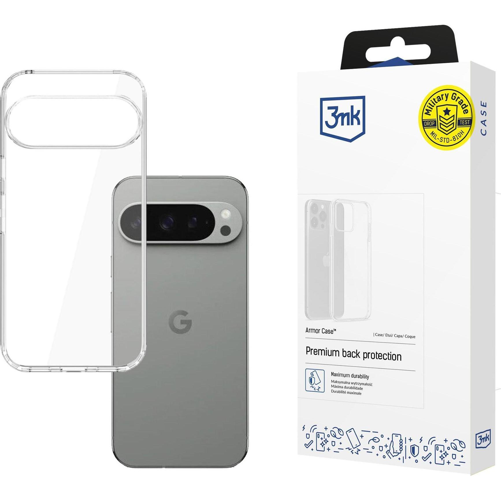 3Mk Trasparente Armor Case Für Google Pixel 10 - Transparent (Google Pixel 10), Cover Smartphone,