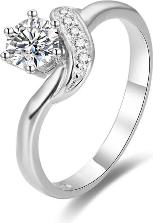 Produktbild Beneto Silver ring with zircons AGG345 - Circuit: 52 mm (52, 925 Silber)