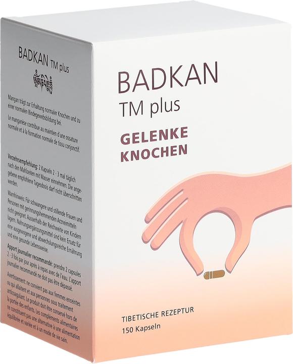 Actual product image Badkan TM plus joints bones (150 Piece, Capsules, 139 g)