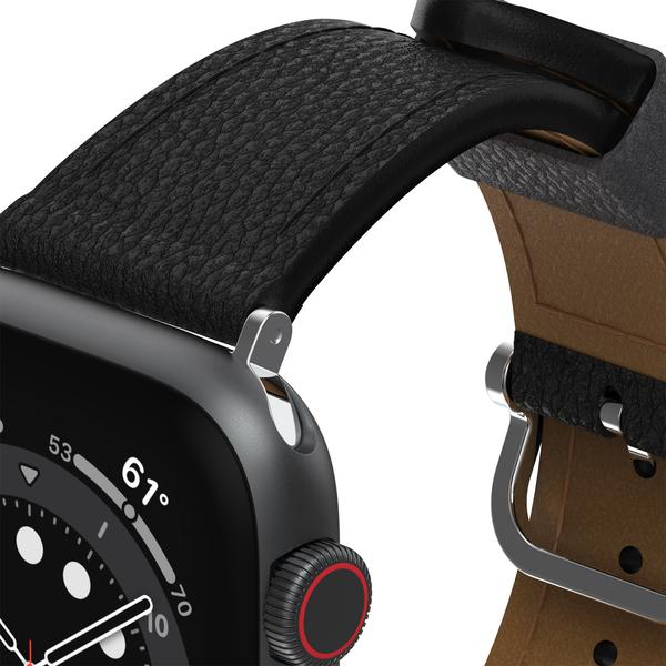 Actual product image OtterBox Symmetry Cactus Leather Watch Band for Apple Watch 9/8/7 45mm (45 mm, 44 mm, 42 mm, Vegan Leather)