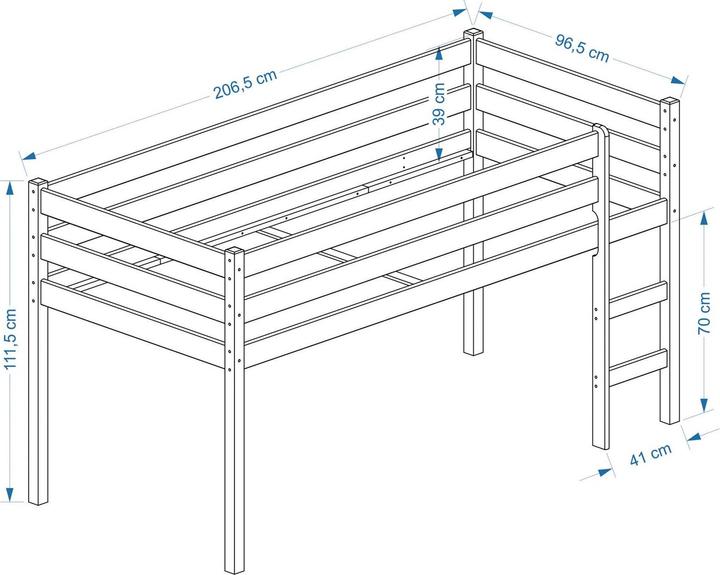 Immagine prodotto IDIMEX Erik (90 x 200 cm)