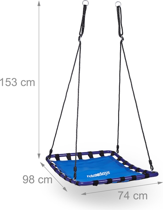 Actual product image Relaxdays Nestschaukel Outdoor