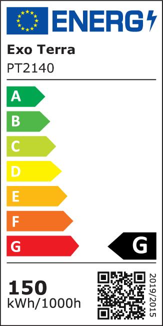 Etichetta energetica Exo Terra Lampada a spot di calore Sun Glo (UVA)