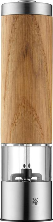 Produktbild WMF Elektrische Mühle 21,5cm Salz und Pfeffermühle Keramikmahlwerk Eichenholz (Diverse Gewürze, Pfeffer, Salz)