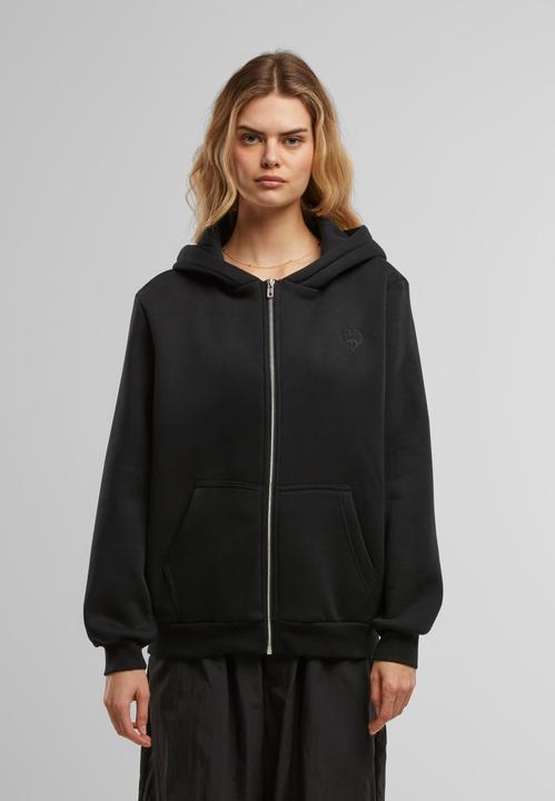 Actual product image Miss Tee Peace Sign EMB Fluffy Zip Hoody - 188493 (XS)