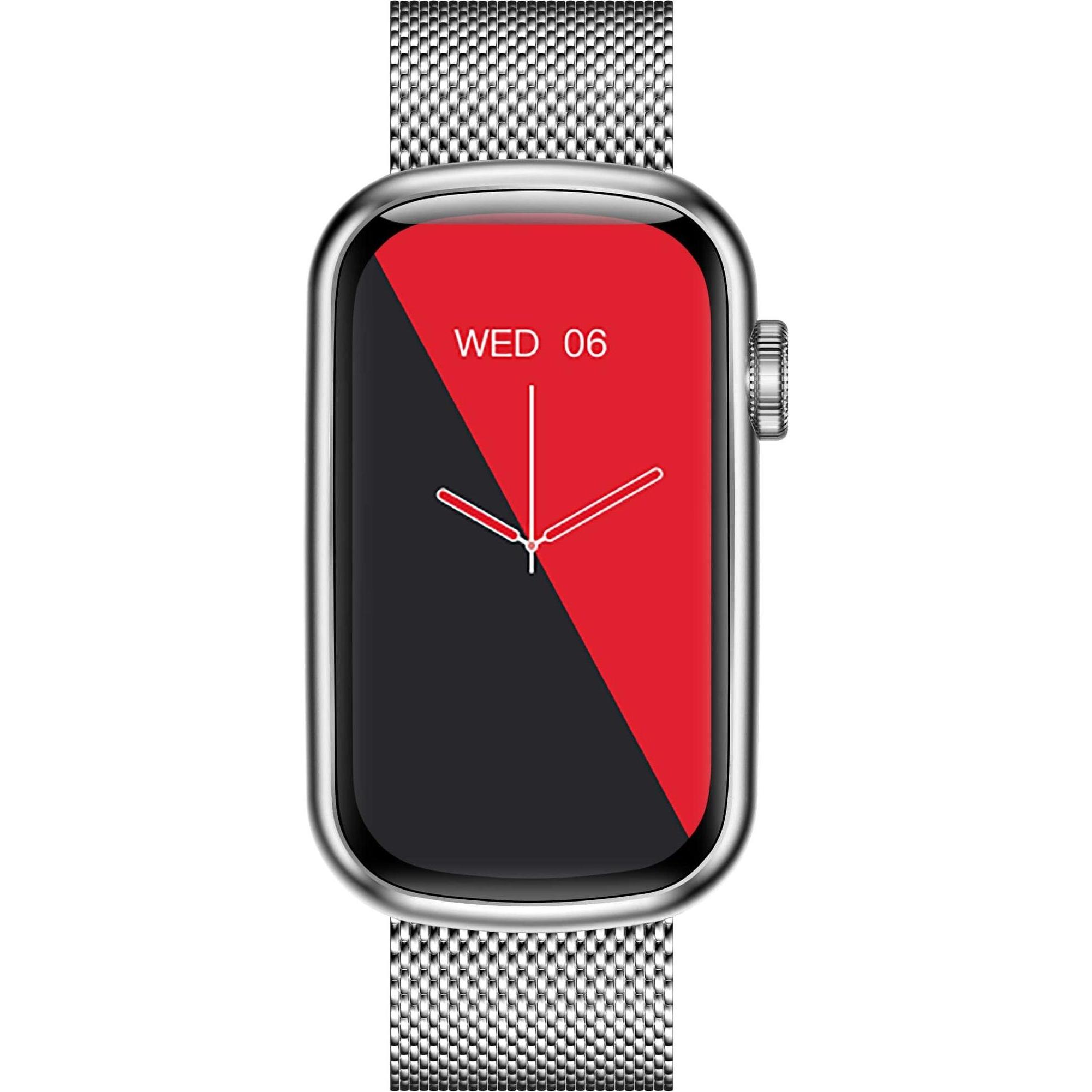 Thumbnail - Garett Wave RT Smartwatch (Silver, Steel), Smartwatch